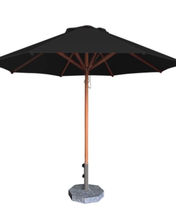 Dù tròn đúng tâm 1 tầng - Khung gỗ - Đường kính 3m - Màu tím