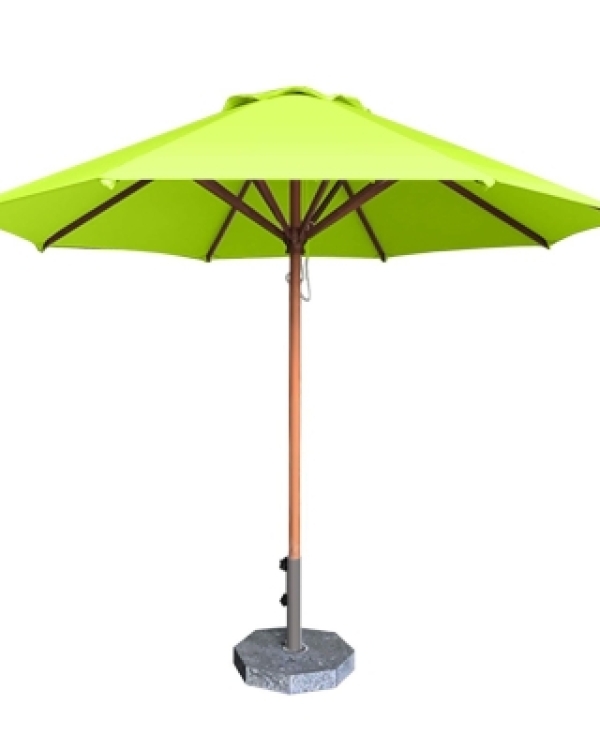 Dù tròn đúng tâm 1 tầng - Khung gỗ - Đường kính 3m - Màu tím