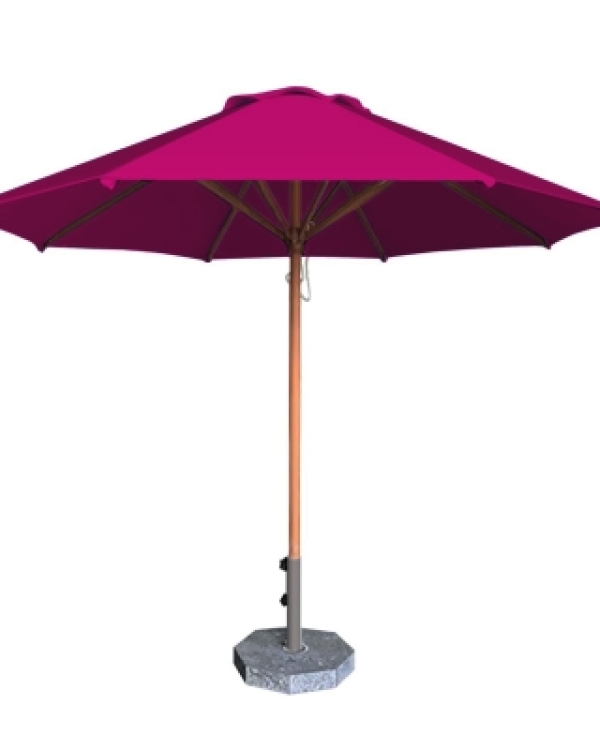 Dù tròn đúng tâm 1 tầng - Khung gỗ - Đường kính 3m - Màu xanh chuối non
