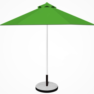 Dù tròn đúng tâm 1 tầng - Khung inox - Đường kính 3m - Màu xanh lá cây