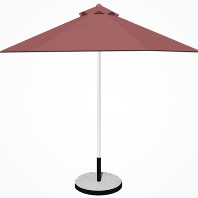 Dù tròn đúng tâm 1 tầng - Khung sắt - Đường kính 3m - Màu nâu nhạt