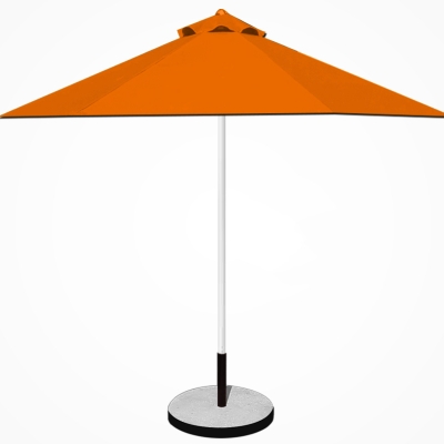 Dù tròn đúng tâm 1 tầng - Khung inox - Đường kính 3m - Màu cam