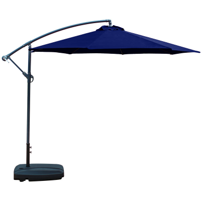 Dù lệch tâm tròn nhập khẩu 3m - Móc câu nghiêng 180 độ - Màu xanh dương đậm