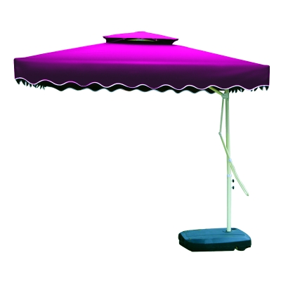 Dù lệch tâm vuông nhập khẩu 2,5mx2,5m - Màu hồng