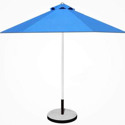 Dù tròn đúng tâm 1 tầng - Khung sắt - Đường kính 3m - Màu xanh dương nhạt