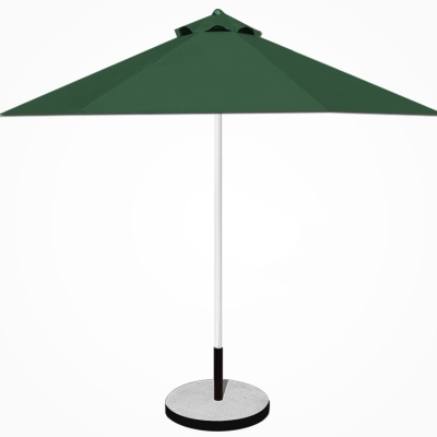 Dù tròn đúng tâm 1 tầng - Khung sắt - Đường kính 3m - Màu xanh rêu