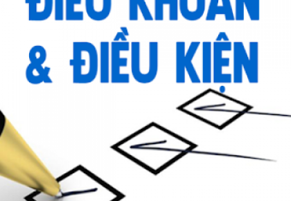 Điều Khoản Và Điều Kiện