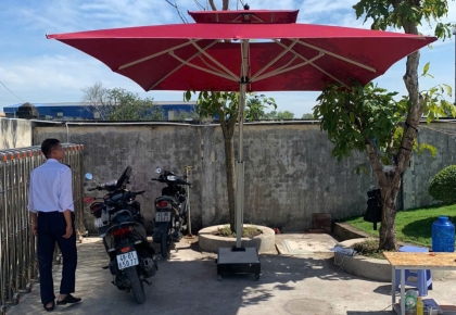 Dù Che Nắng Lệch Tâm 2.5m, 3m, 3.5m, 3.8m – Lựa Chọn Hoàn Hảo Cho Không Gian Ngoài Trời