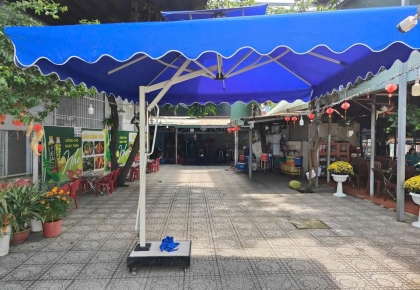 Dù Che Nắng Di Động – Giải Pháp Linh Hoạt Cho Không Gian Ngoài Trời